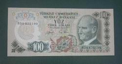 6 Emisyon H 50 seri 100 Lira Çil