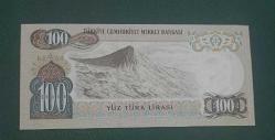 6 Emisyon J 39 seri 100 Lira Çil