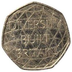 İNGİLTERE 2020 50 PENCE HATIRA British Diversity
