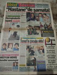 SABAH MELODİ GAZETESİ VE SABAH TELERAMA GAZETESİ KADINLARA ÖZEL - 7 Şubat 1994 -Karikatürler-Walt Disney/Boncuk-Mort Walker-Dick Browne/Bizim Aile-Tom Armstrong/Marvin-Graham Allen-John Dodd/Kral Kedi-Süleyman Turan/Dön Artık-Astroloji-Bülent Kısa-Klinik-Meltem Pusat-Telerama Programı-Sabah Filmleri-Öğlen Filmleri-Akşam Filmleri-Erdoğan Sevgin-Ateş hattı-reha muhtar-kurtuluş reçeteleri-hastane-bilge şen-hemşirelerin isyanı-a takımı-savaş ay-fenerbahçe seçildi mahallenin muhtarları-medyum memiş-objektif-kadir Çelik-pepsi-temel nişanlandı-Şaban'ın nişanı-açık öğretim-kemal sunal-özge özberk-Yasemin bozkurt-sonradan görmeler-tekin akmansoy-zıkkımın kökü-yatağınız savaş alanı değil-hulki saner-ümit efekan-gülşen bubikoğlu-berhan şimşek-büyük kedi-sonbahar aşkı-selçuk özer-nazan saatçi-keşanlı Ali destanı-fatma girik-fikret hakan-yasak ilişki-ahu Tuğba-Cüneyt Arkın-haberler-neriman Köksal-o bir melekti-necla nazır-nuri alço-olacak o kadar - İdil Koleksiyon