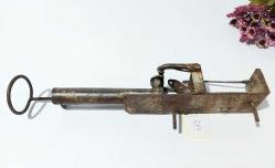 Antika Köstebek Tabancası - Eskilerden Köstebek Avı Alet - Manuel Kurulum Sağlam Demir Alet - 008