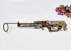 Antika Köstebek Tabancası - Eskilerden Köstebek Avı Alet - Manuel Kurulum Sağlam Demir Alet - 008