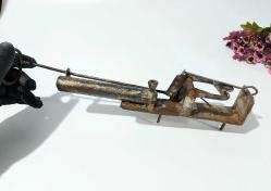 Antika Köstebek Tabancası - Eskilerden Köstebek Avı Alet - Manuel Kurulum Sağlam Demir Alet - 008