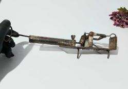 Antika Köstebek Tabancası - Eskilerden Köstebek Avı Alet - Manuel Kurulum Sağlam Demir Alet - 008