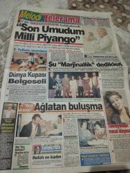 SABAH MELODİ GAZETESİ VE SABAH TELERAMA GAZETESİ KADINLARA ÖZEL -6 Nisan 1994 -Karikatürler-Walt Disney/Boncuk-Mort Walker-Dick Browne/Bizim Aile-Tom Armstrong/Marvin-Graham Allen-John Dodd/Kral Kedi-Süleyman Turan/Dön Artık-Astroloji-Bülent Kısa-Klinik-Meltem Pusat-Telerama Programı-Sabah Filmleri-Öğlen Filmleri-Akşam Filmleri-Erdoğan Sevgin-milli piyango-nejat uygur-emin divrik-halit kıvanç-hollanda-marjinallik-dünya kupası belgeseli-ağlatan buluşma-hakan ege-türkan şoray-sahil güvenlik-devrim yücel-yüksek tansiyon-erhan akyıldız-adil düzen-burhan Şen atalar-süleyman Akdemir o çizgi Ali bostan-buzdolapçı-seç bakalım-erhan yazıcıoğlu-kamera şakaları-atilla artan-çanakkale şehitleri-genç görüş-beko çizgi öfke-vitrindeki yenilikler saç çizgi ah şu kadınlar-pembe mutlu-yunus bülbül-izzet günay-zuhal aktan-kanun kaçağı-acemi dostu çizgi Hülya Koçyiğit o çirkin Mustafa alabora saçı ince kanun namına sessizliği tövbekar-banu alkan-faruk peker-metin serezli-mega turnike-polis - İdil Koleksiyon