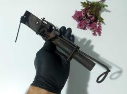 Antika Köstebek Tabancası - Eskilerden Köstebek Avı Alet - Manuel Kurulum Sağlam Demir Alet - 19