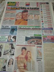 SABAH MELODİ TÜRKİYE'NİN TEK KADIN GAZETESİ -16 Kasım 1993 - Aşkı arayan adam-Süleyman Turan-melodi puf-astroloji-bülent kısa-melodi roman-aşk fırtınası-Klinik -yöneten meltem pusat-ikili ilişkiler-melodi restaurant-afiyet olsun-boncuk/Walt Disney -bizim aile/mort Walker -dick browne-marvin/Tom armstrong-kral kedi/Graham Allen -john dodd-melodi genç- dudak falı-çikolata dosyası-nezle kapımızda-kontak lensler-yelek kasırgası-sigara kadında göbek yapıyor-yaş tuzağına düşmeyin-modaya son bakış-erkekleri sinir eden telefon-grip aşısı-gülüş ve karakter-profiliniz konuşuyor-arkadaşınız eşinden boşanırsa-astım alarmı-kilonuz ve siz-ton balıklı makarna-koptagel ilgün-jurassic ateşi sönmedi-peter falk-duende kadını