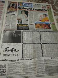 SABAH MELODİ TÜRKİYE'NİN TEK KADIN GAZETESİ -16 Kasım 1993 - Aşkı arayan adam-Süleyman Turan-melodi puf-astroloji-bülent kısa-melodi roman-aşk fırtınası-Klinik -yöneten meltem pusat-ikili ilişkiler-melodi restaurant-afiyet olsun-boncuk/Walt Disney -bizim aile/mort Walker -dick browne-marvin/Tom armstrong-kral kedi/Graham Allen -john dodd-melodi genç- dudak falı-çikolata dosyası-nezle kapımızda-kontak lensler-yelek kasırgası-sigara kadında göbek yapıyor-yaş tuzağına düşmeyin-modaya son bakış-erkekleri sinir eden telefon-grip aşısı-gülüş ve karakter-profiliniz konuşuyor-arkadaşınız eşinden boşanırsa-astım alarmı-kilonuz ve siz-ton balıklı makarna-koptagel ilgün-jurassic ateşi sönmedi-peter falk-duende kadını