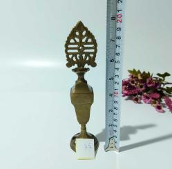 Sürmedan - Eskilerden Sürmelik - Makyaj Sürme Kutusu - Şişesi - Pirinç Sürmedan - Büyük Boy Gold - 77