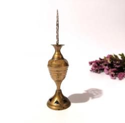 Sürmedan - Eskilerden Sürmelik - Makyaj Sürme Kutusu - Şişesi - Pirinç Sürmedan - Büyük Boy Gold - L9