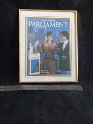 Antika - Parliament sigara reklamı çerçeveli - kitantik - kitaLog