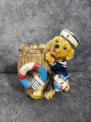 Denizci Köpek Kalemlik Biblo