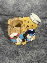 Denizci Köpek Kalemlik Biblo