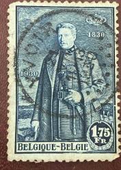 Belçika Pulu - Belgium Stamp - Postadan Geçmiş Pul Filateli - DAMGALI - BELÇİKA KRALI  I. ALBERT TEMALI PUL 1830-1930 , 1.75 PARA - YABANCI PULLAR - NOSTALJİK DOĞUM GÜNÜ HEDİYESİ
