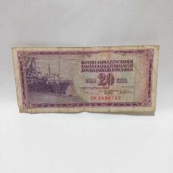 Yugoslavya 20 Dinar 1980 * Lütfen açıklamayı okuyunuz