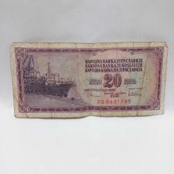 Yugoslavya 20 Dinar 1980 * Lütfen açıklamayı okuyunuz