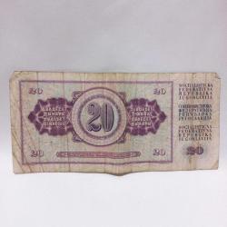 Yugoslavya 20 Dinar 1980 * Lütfen açıklamayı okuyunuz
