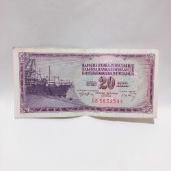 Yugoslavya 20 Dinar 1980 * Lütfen açıklamayı okuyunuz