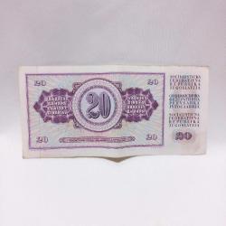 Yugoslavya 20 Dinar 1980 * Lütfen açıklamayı okuyunuz