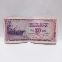 Yugoslavya 20 Dinar 1980 * Lütfen açıklamayı okuyunuz