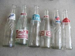 2 - KOLEKSİYONLUK 6 FARKLI GAZOZ ŞİŞESİ