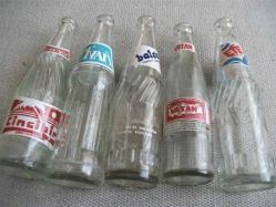 3 - KOLEKSİYONLUK 5 FARKLI GAZOZ ŞİŞESİ