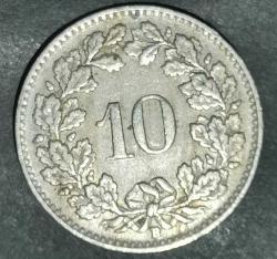 İSVİÇRE 1953  10   RAPPEN