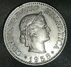 İSVİÇRE 1958  10   RAPPEN
