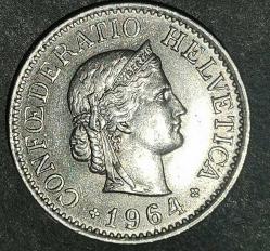 İSVİÇRE 1964   10   RAPPEN