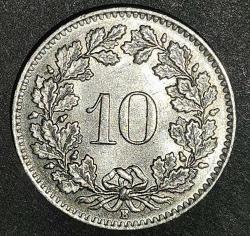 İSVİÇRE 1964   10   RAPPEN