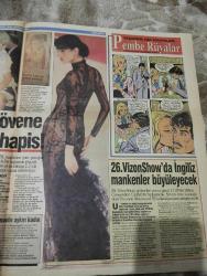 MELODİ GÜNLÜK HAYATIN SESİ Gazetesi-16 Nisan 1992- Yaşanmış aşk hikayeleri -Pembe rüyalar -Süleyman Turan-cici kız-astro-melodi-Bülent Kısa-Gönül abla-unutulmayan aşklar-cinsel bilgiler-George and Lynne-Fred-Perde arkası-Aykut İşıklar- Uzay Savaşçıları -Özel Haber- kim basinger-erkeklere sokağa çıkma yasağı-alman sosyal demokrat-çizgi film-19 bin kadına yakın takip-emniyet genel müdürlüğü-türkiye çapında-ingiliz mankenler-maide erçelebi-yasemin baradan-eylem Çeliker-Kenan erçetingöz-yeni bir spor doğdu-metin coşkun-küçük çağlar-gani pehlivan-zayıflamada mumya tekniği-bakırköy-bayan muhtarlar-şenel subaşı-emel çelik-gönül çavuşoğlu-zeytinlik mahallesi-cevizlik mahallesi-çocuk dövene 25 sene hapis-satılık cesetli ev-serpil çakmaklı-selahattin süer-salih güney-murat Soydan