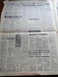 Son Havadis Gazetesi - 6 Temmuz 1961 - Bugün Dahil 3 Gün Siyasi Propaganda Yasak - Oy Sandıkları Başında Resmi Üniforma İle Bulunulmayacak - Fırıncılar Ekmeğe De Zam İstiyor - Kemal Kurdaş Korkuya Kapılıp Enflasyona Gitmeyeceğiz Dedi - Bulgar Casusu Yusuf Hocaoğlu Evvelce CHP Üyesi İmiş - Üç Kübalı Pilot Amerika'ya Kaçtı - Rektör Seçimleri İçin Bazı Öğretim Üyeleri Danıştaya Başvuracak - 3. Dünya Harbinin İçindeyiz Yazan Nejat Arıkan Yazı Dizisi - Eşsiz Bulutlar Yazan Françoise Sağan Yazı Dizisi - Türkiye'de Komünist Hareketleri Hazırlayan İlhan Darendelioğlu Yazı Dizisi - Cezayir'in Taksimine Mani Olmak İçin Müslümanlar Grev Yapıyor - General Mc. Arthur Manila'da Konuştu - Kuveyt Maliye Bakanı Kral Suud İle Görüşecek - Moskova Radyosu 10 Ay Önceki Haberleri Veriyor - Bozkurtların Ölümü Yazan Nihal Atsız - Fidel Castro'nun Kardeşi Raul Castro Suikastta Yaralandı - İsrail Bir Füze Fırlattı - Vizonlu Venüs Yazan John O'Hara Yazı Dizisi - En Çok Para Kazanan Aktristi Elizabeth Taylor -