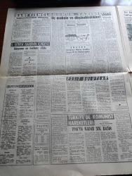 Son Havadis Gazetesi - 11 Temmuz 1961 - Anayasa İçin Halk Oylamasında Kati Netice 3 5 Gün Sonra Belli Olacak - Adalet Partisi Ve Yeni Türkiye Partisi İl Başkanlarının Birleşmeye Taraftar - Cumhuriyetçi Köylü Millet Partisi Hayır Propagandası Yapan Parti Mensuplarını Tesbit Ediyor - Altay Ömer Egesel Anayasa Davasında İddianamesini Dün Okudu - 17 Balıkçımız Dün Anavatanı Döndü - 3. Dünya Harbinin İçindeyiz Yazan Nejat Arıkan Yazı Dizisi - Eşsiz Bulutlar Yazan Françoise Sagan Yazı Dizisi - Türkiye'de Komünist Hareketleri Hazırlayan İlhan Darendelioğlu Yazı Dizisi - Bir EMİNSU Daha CHP'den İstifa Etti - Bozkurtların Ölümü Yazan Nihal Atsız - Annette Vittorio Gasman'la Evleniyor - Vizonlu Venüs Yazan John O'Hara Yazı Dizisi - Paris Celladı Yazan A. M. Mons Yazı Dizisi -  Suat Mamat Galatasaray'da Kalacağım - Metin Oktay Dün Mukavele Yaptı - Hakkı Yeten'in Beyanatı - Rüştü Dağlaroğlu - Arı Hafiye Çizen Harry Smith - Dümenço Çizgi Roman Çizen Yurdagün - Tahta Bacak Çizgi Roman