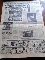 Son Havadis Gazetesi - 18 Temmuz 1961 - Seçimlere Doğru Yazan Gökhan Evliyaoğlu Köşe Yazısı - Adalet Partisi İle Yeni Türkiye Partisi Hukuken Birleşemiyor - Başkan Cemal Gürsel Ermeni Patriği İle Dün Görüştü - Ordinaryüs Profesör Ali Fuat Başgil Yazısı İçin Bilirkişi Kuruldu -  Yenikapı Şişli Arası Troleybüs İşleyecek - Altay Ömer Egesel Divan Otelinde Yemek Yerken Fotoğraf - Eşsiz Bulutlar Yazan Françoise Sagan Yazı Dizisi - Türkiye'de Komünist Hareketleri Hazırlayan İlhan Darendelioğlu Yazı Dizisi - Saray'da Petrol Araması Başladı - Bozkurtların Ölümü Yazan Nihal Atsız - Paris Celladı Yazan H. M. Mons Yazı Dizisi - Fransa'nın Yeni Dans Kralı Rudolf Noureiev - Palermolu Metin Oktay Basına Veda Etti - Beşiktaş'ın Sevimli Başkanı Hakkı Yeten - Ali Siyavuş Turgan Ece İçin Yeni Bir Şey Yok Dedi - Yaman Pilot Çizen Sydney Jordan - Dümenço Çizgi Roman Çizen Yurdagün - Arı Hafiye Çizen Harry Smith -  Beşiktaş Antrenörü Kutik Yarın Futbolcular İle Sohbet Toplantısı Yapacak