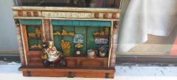 Vintage Bakery shop  tümüyle  ei yapımı tablo askılık haliyle