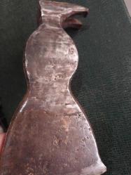 Balta, Dövme Demir Çok Eski Balta. Haliyle..18 x 8 cm.