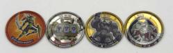 Pokemon Taso, TASO - POKEMON - METAL TASOLAR 4 ADET.