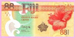 Fiji, 88 Cents, 2022, ÇİL, p123 (TK 17 206) ÇİL