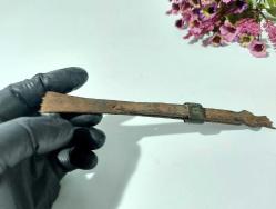 Antika Osmanlı Arşın - Metal Ölçme Aleti - Antik Metre Arşın Ölçü Aleti