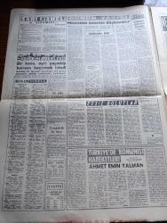 Son Havadis Gazetesi - 7 Ağustos 1961 - Yeni Türkiye Partisi Ekrem Alican Tenkitleri Cevap Verdi - Titof Feza'da Dolaşıyor - Nihat Erim Demokratik Partililer En Az Bizim Kadar Vatanperverdir Dedi - Ruslar Dün İkinci Feza Adamını Da Fırlattılar - Necmettin Erbakan'ın Basın Toplantısı - Türkiye Nüfusunun Yüzde 47'si Hazır Yiyicidir - Kasım Gülek Ahmet Emin Yalman'a Çattı -  Sarı Çizmeli Yazan Adviye Fenik - Mistisizm Üzerine Düşünceler Yazan Selahattin Şar Köşe Yazısı - Türkiye'de Komünist Hareketleri Hazırlayan İlhan Darendelioğlu Yazı Dizisi - Atatürk'ün Heykelini Taşlayan Bir İşportacı Tevkif Edildi - Bozkurtların Ölümü Yazan Nihal Atsız - İzmit'te Bilet Yolsuzluğu - Ankara İstanbul Radyosu Programı - Paris Celladı Yazan H. M. Mons Yazı Dizisi - Fenerbahçe 3  Vefa 1 - Şeref Has Bonservisini 65 Bin Liraya Alacak - Beşiktaş İlk Maçını Rahat Kazandı - Baba Hakkının Takımı Beşiktaş 1 0  Galip - Galatasaray Son 28 Dakikada 4 Gol İle Acaridmanı Yendi