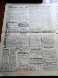 Son Havadis Gazetesi - 8 Ağustos 1961 - CHP Vesayeti Yazan Gökhan Evliyaoğlu Köşe Yazısı - Rus Feza Adamı Titov Döndü - Feza Başarısından İstifade Eden Kruşçef Kennedy'e Cevap Verdi - Türkiye İşçi Partisi Seçimlere Hazırlanıyor - Hakkında Tahkikat Açılan İrfan Aksu İsmet İnönü'nün Zihniyetine Çattığını Dün Açıkladı - Vatan Haini Nazım Hikmet'in Karısı Nerede - Sabık İstanbul Mebusları Dün Savunmalarını Yaptı - Silahtarağa Sanıklarının Tahliye Talebi Reddedildi - Eşsiz Bulutlar Yazan Françoise Sagan Yazı Dizisi - Türkiye'de Komünist Hareketleri Hazırlayan İlhan Darendelioğlu Yazı Dizisi - Bozkurtların Ölümü Yazan Nihal Atsız - Ulusoy Otobüsleri - Bugünkü Burç Falınız - Yassıada'da Müdafaalar - Paris Celladı Yazan H. M. Mons Yazı Dizisi - Federasyon Ali İhsan'ı Kasımpaşa'ya Bırakıyor - Şeref Has Anlaştı Can Bartu Bekliyor - Fenerbahçe Beşiktaş Bu Hafta Hapoel İle Karşılaşıyor - Galatasaray Ve Fenerbahçe Mithatpaşa'yı Paylaşamıyor
