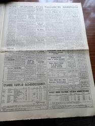 Son Havadis Gazetesi - 8 Ağustos 1961 - CHP Vesayeti Yazan Gökhan Evliyaoğlu Köşe Yazısı - Rus Feza Adamı Titov Döndü - Feza Başarısından İstifade Eden Kruşçef Kennedy'e Cevap Verdi - Türkiye İşçi Partisi Seçimlere Hazırlanıyor - Hakkında Tahkikat Açılan İrfan Aksu İsmet İnönü'nün Zihniyetine Çattığını Dün Açıkladı - Vatan Haini Nazım Hikmet'in Karısı Nerede - Sabık İstanbul Mebusları Dün Savunmalarını Yaptı - Silahtarağa Sanıklarının Tahliye Talebi Reddedildi - Eşsiz Bulutlar Yazan Françoise Sagan Yazı Dizisi - Türkiye'de Komünist Hareketleri Hazırlayan İlhan Darendelioğlu Yazı Dizisi - Bozkurtların Ölümü Yazan Nihal Atsız - Ulusoy Otobüsleri - Bugünkü Burç Falınız - Yassıada'da Müdafaalar - Paris Celladı Yazan H. M. Mons Yazı Dizisi - Federasyon Ali İhsan'ı Kasımpaşa'ya Bırakıyor - Şeref Has Anlaştı Can Bartu Bekliyor - Fenerbahçe Beşiktaş Bu Hafta Hapoel İle Karşılaşıyor - Galatasaray Ve Fenerbahçe Mithatpaşa'yı Paylaşamıyor