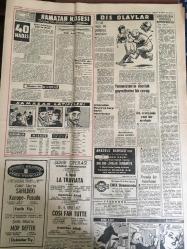 YENİ SABAH GAZETESİ  28 ŞUBAT 1962 YIL :24 SAYI :8250--N.Akı İstanbul ,Enver Saatcıgil de İzmir Valisi --Kamuran Görgün Belediye Reisi Oluyor ---Tedbirler tasarısı dün partilere verildi ---Kabine 5 saat süren toplantı yaptı --Cezayir in bağımsızlığını ilan ediliyor ---Gümrük Kanunu Değiştiriliyor --Ölü gözü takılan adam görüyor ---Gümüşpala ,AP de müfrit kalmadı ---Demokrasi  Kampanyası :Siyavuşgil --Bayramlık kaçak şeker imal edenler çok arttı ---Sinemalar :Düşman Kardeşler ,Emek :Miami Maceraları ,İnci :Yedi Günlük Gelin ,Konak :Çingene Güzeli ---Radyo Programları ---Dış Olaylar : İki asi uçak ve patlayan bombalar ---Yunanistan ın gayretlerine bir cevap --Arnavutluk Rusya ya karşı harbe hazırlanıyor ---Rumen Dinamosu Gelmiyor --Vılardo Fernando ile Metin i satıyorum dedi --Suatle Candemir e ihtar cezası  verildi --Güreşte beş yıllık program ---Amerikalı Antrenör basmadan şikayetçi ---Hindistan da komünistler kuvvet kazandı ---