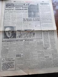 Tanin Gazetesi - 17 Eylül 1961 - Hasan Polatkan Ve Fatin Rüştü Zorlu İdam Edildiler - Adnan Menderes İyileşiyor İnfaz Sıhhati Tam Düzelince Yapılacak - Adnan Menderes Dün Sigara İle Gazete İstedi - Hasan Polatkan İdam Edildikten Sonra Fotoğraf - Fatin Rüştü Zorlu İnfazdan Birkaç Saniye Önce Fotoğraf - Cemal Gürsel'in Başkanlığında Parti Liderleri Dün Tekrar Toplandılar -  Beraat Edenler Tekrar Politikaya Atılmıyor - Faruk Nafiz Çamlıbel - Bütün Partilerin Aday Listeleri Belli Oldu - Bazı Mahkumlar Uçakla Kayseri'ye Nakledildiler - Adana'da Petrol Aranıyor - Avare Gençlik Yazan Kamertan - Stiv Kamyon Çizgi Roman - Modern Tıbbın Üstün Başarısı Adenauer - Suni Depremler De Bundan Sonra İnsanlık Hizmetinde - İlhan Selçuk Köşe Yazısı - haftalık Zilli İle Zülfittin Çizgi Roman - Cinayet Sahili Yazan George Simenon Yazı Dizisi - Galatasaray İlk Puanını Göztepeye Verdi - Beşiktaş İstanbulspor İle 1 1 Berabere - At Yarışları Tahmini - Fenerbahçe Ankaragücü Karşısında 2 1 Galip - Metin Oktay