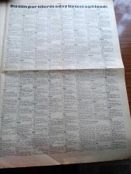 Tanin Gazetesi - 17 Eylül 1961 - Hasan Polatkan Ve Fatin Rüştü Zorlu İdam Edildiler - Adnan Menderes İyileşiyor İnfaz Sıhhati Tam Düzelince Yapılacak - Adnan Menderes Dün Sigara İle Gazete İstedi - Hasan Polatkan İdam Edildikten Sonra Fotoğraf - Fatin Rüştü Zorlu İnfazdan Birkaç Saniye Önce Fotoğraf - Cemal Gürsel'in Başkanlığında Parti Liderleri Dün Tekrar Toplandılar -  Beraat Edenler Tekrar Politikaya Atılmıyor - Faruk Nafiz Çamlıbel - Bütün Partilerin Aday Listeleri Belli Oldu - Bazı Mahkumlar Uçakla Kayseri'ye Nakledildiler - Adana'da Petrol Aranıyor - Avare Gençlik Yazan Kamertan - Stiv Kamyon Çizgi Roman - Modern Tıbbın Üstün Başarısı Adenauer - Suni Depremler De Bundan Sonra İnsanlık Hizmetinde - İlhan Selçuk Köşe Yazısı - haftalık Zilli İle Zülfittin Çizgi Roman - Cinayet Sahili Yazan George Simenon Yazı Dizisi - Galatasaray İlk Puanını Göztepeye Verdi - Beşiktaş İstanbulspor İle 1 1 Berabere - At Yarışları Tahmini - Fenerbahçe Ankaragücü Karşısında 2 1 Galip - Metin Oktay