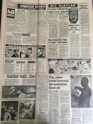 YENİ SABAH GAZETESİ 26 ŞUBAT 1962 YIL :24 SAYI :8248--Tedbirler Komisyonu Kuruldu --27 Mayıs aleyhtarı neşriyat önlenecek ---Siyasi partiler müfritleri tasfiyeye tabi tutulacak ---Ökmen bugün yargılanacak --Sarhoş bir cinsi sapık öldürüldü --Hala mı alkış ? :Siyavuşgil --Suya zam için belediye de görüş ayrılıkları belirdi ---Radyo Programları ---Iran önce kalkınacak seçim sonra gelecek ---Mısır Anayasasını Nasır ve kongre hazırlayacak --Galatasaray Ankara da puan vermedi ---Fenerbahçe güzel oyununu iki güzel golle süsledi :2-0---Alsancak maçları golsüz sona erdi --Yeşildirek  dün de I.Spora  yenildi : 2-1--Fiorentina ,Palermo rakiplerini 1-0 yendi ---K.Gümrük :1 Demirspor :0---YTP liler salonu terk ettiler ---Tulga tayin emrini aldı---