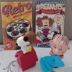 TipiTip Yoda Avea Boyner yunus balığı anahtarlık süs set. Snoopy Charlie Brown figür oyuncak Kart postal set koleksiyon dekor tasarım hediye vintage retro aksesuar nostalji reklam promosyon minyatür diorama toplam 8 parça üründen oluşan set
