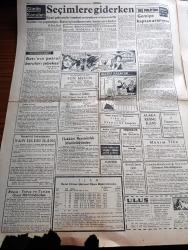 Ulus Gazetesi - 9 Ekim 1961 - Kararı Milli İrade Verecek - İsmet İnönü Asıl Dava İlerlemedir Dedi - CHP Genel Sekreteri İsmail Rüştü Aksal Türkiye'de Bir Mucizeyi Gerçekleştirmiş Teşekküldür Dedi - Türkiye Radyolarında Dün CHP Adına  Hıfzı Oğuz Bekata Konuştu -  Cumhuriyet Halk Partisi Mitinginden Fotoğraflar - Seçimlere Giderken - Türkiye Büyük Millet Meclisi İçin CHP Adayları Fotoğraflar - Milli Takımımız Bükreş'te Romanyaya Farklı Yenildi 4 0 - Futbol Federasyonu İzmir'de Toplanıyor - Metin Oktay'ın Takımı Palermo İstanbul'da Toplanıyor - İzmir'deki Toto Maçları - Cumhuriyeti Halk Partisi Halkın Partisidir - Ertuğrul Akça Hakkında Soruşturma -  Tim Morton Çizgi Roman - Bulmaca - Ulus'un Küçük İlanları - Ankara İstanbul Kayseri Mitingleri - Cumhuriyet Halk Partisi Mitinginde Kayseri Tek Vücut Olmuştu