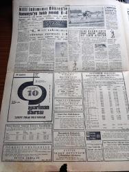 Ulus Gazetesi - 9 Ekim 1961 - Kararı Milli İrade Verecek - İsmet İnönü Asıl Dava İlerlemedir Dedi - CHP Genel Sekreteri İsmail Rüştü Aksal Türkiye'de Bir Mucizeyi Gerçekleştirmiş Teşekküldür Dedi - Türkiye Radyolarında Dün CHP Adına  Hıfzı Oğuz Bekata Konuştu -  Cumhuriyet Halk Partisi Mitinginden Fotoğraflar - Seçimlere Giderken - Türkiye Büyük Millet Meclisi İçin CHP Adayları Fotoğraflar - Milli Takımımız Bükreş'te Romanyaya Farklı Yenildi 4 0 - Futbol Federasyonu İzmir'de Toplanıyor - Metin Oktay'ın Takımı Palermo İstanbul'da Toplanıyor - İzmir'deki Toto Maçları - Cumhuriyeti Halk Partisi Halkın Partisidir - Ertuğrul Akça Hakkında Soruşturma -  Tim Morton Çizgi Roman - Bulmaca - Ulus'un Küçük İlanları - Ankara İstanbul Kayseri Mitingleri - Cumhuriyet Halk Partisi Mitinginde Kayseri Tek Vücut Olmuştu