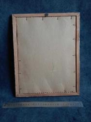 Oldukça eskilerden bir asker fotoğrafı camlı çerçeveli